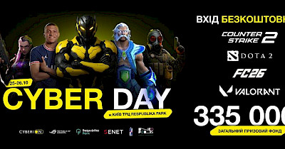 Cyber Day об’єднав тисячі геймерів: у столичному ТРЦ Respublika Park відбувся масштабний кіберспортивний фестиваль (+фото)